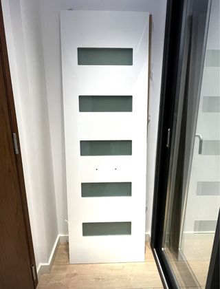 Panel de puerta de aluminio sin marco