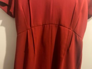 Vestido Invitada Rojo ideal Bodas Bautizo Comunión