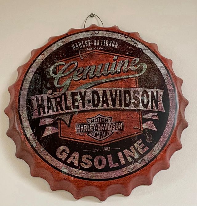 Chapa decoracion harley davidson