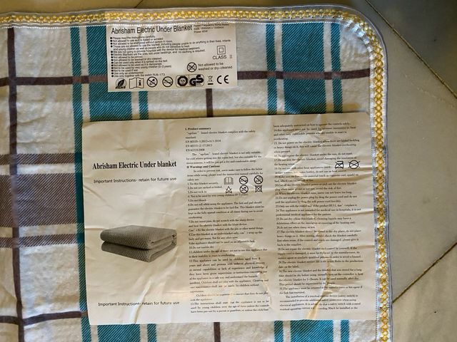 Manta electrica 145x115