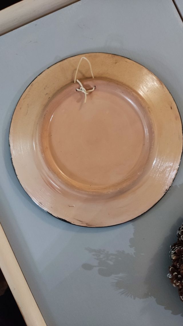 Plato decorativo de cerámica
