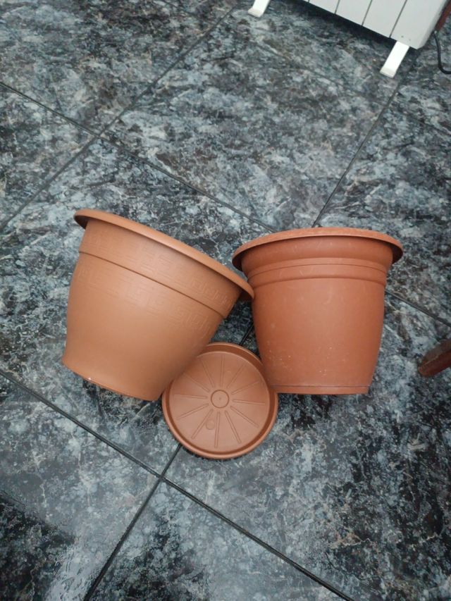 2Maceteros y un plato 24X22 25X21