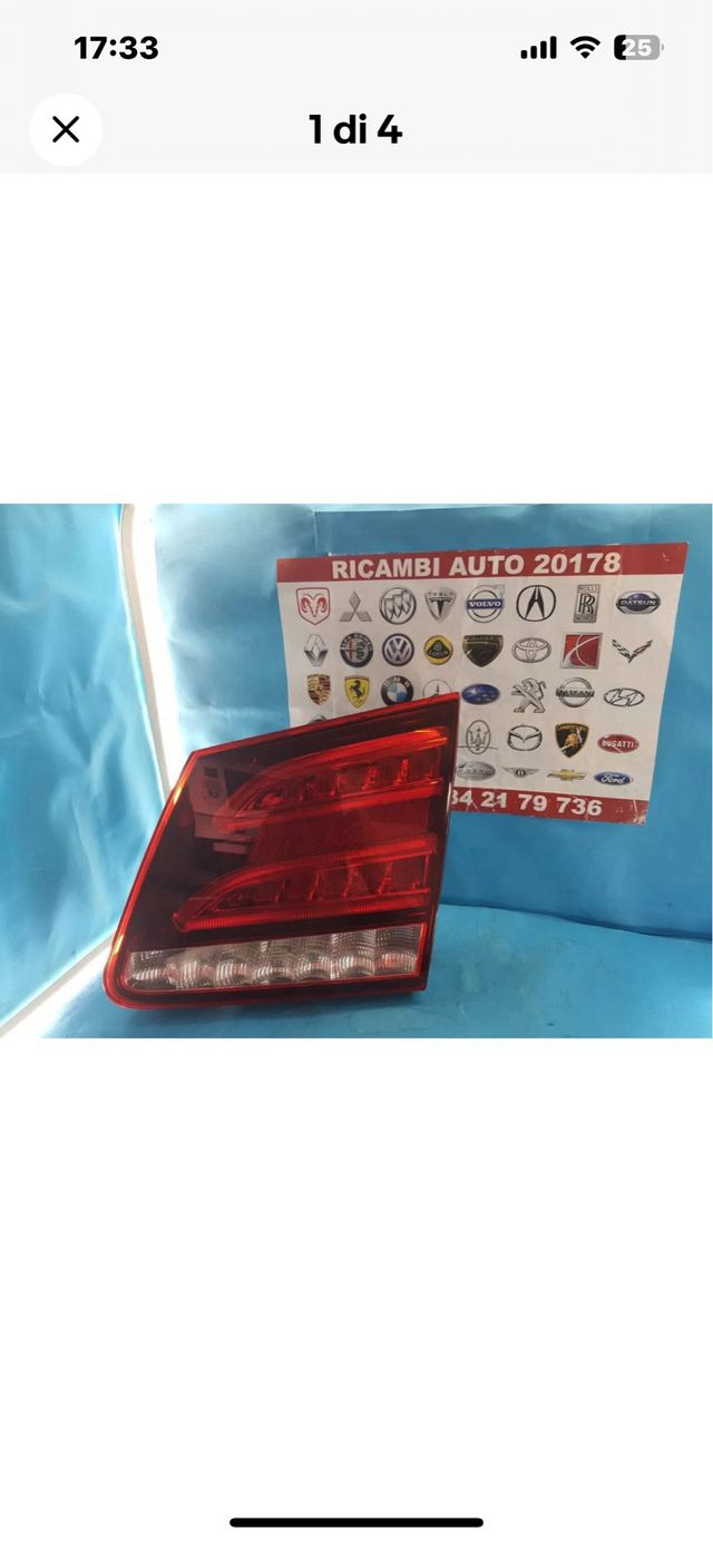 FANALE POSTERIORE DESTRO PORTELLONE CLASSE E. 2013