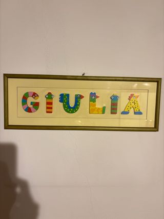 Quadretto camera bimba