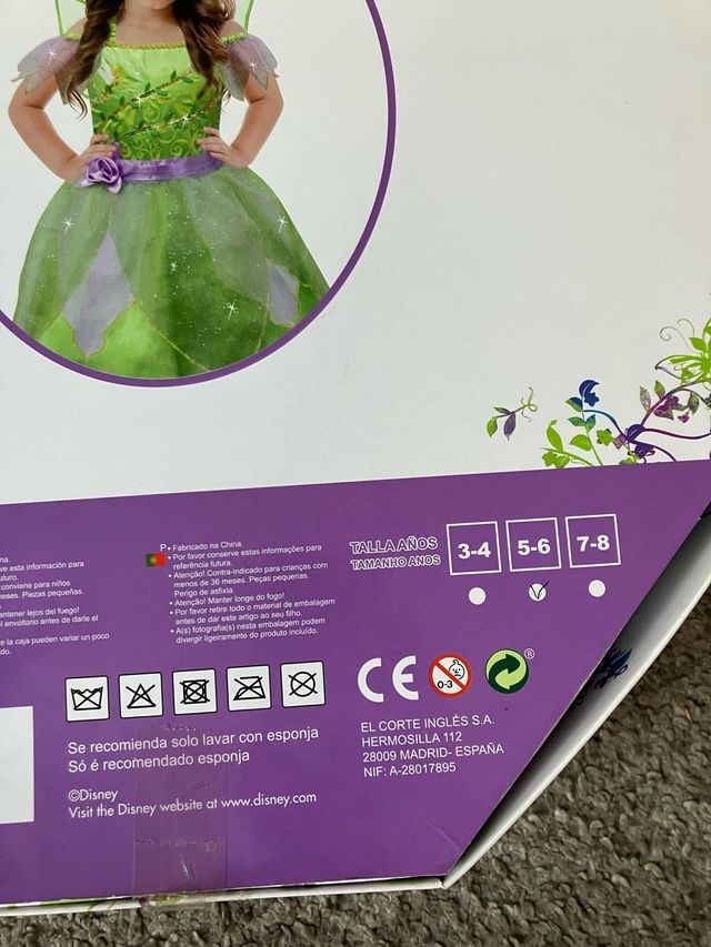 Disfraz Campanilla 5-6