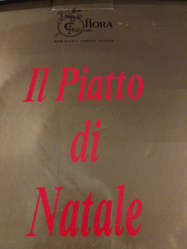 Piatto natalizio 