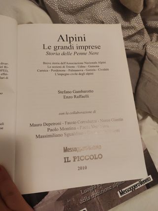 6 volumi libri Alpini