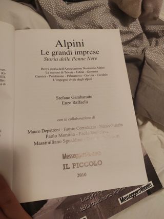 6 volumi libri Alpini