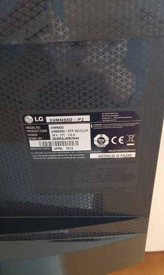 Televisión LG 24" 24MN33-DPZ
