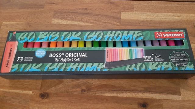 28 subrayadores edición limitada con soporte