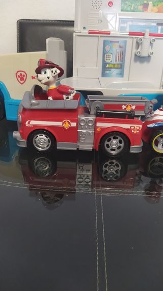 Camion paw patrol + Centro de Mando