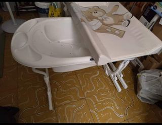 Bañera y cambiador