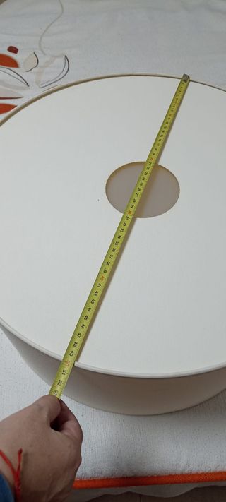 Lampara techo de matrimonio .