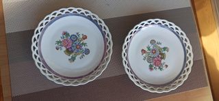 Platos de porcelana