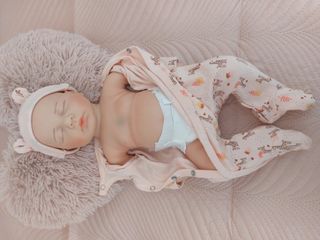 Reborn silicona dormido