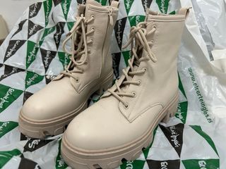 Botas militares beige