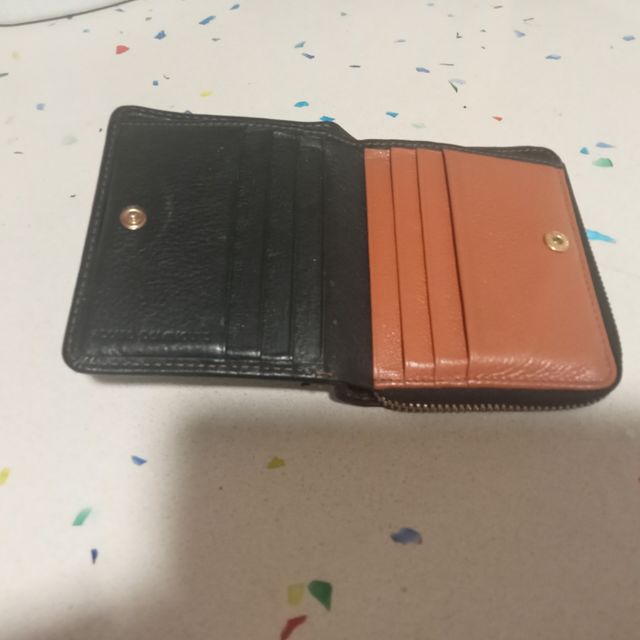Cartera monedero de piel Adolfo