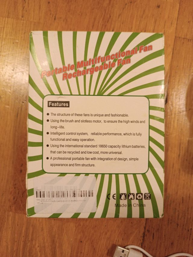 Ventilador de escritorio