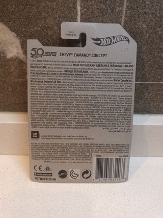 Hot Wheels Zamac 50th Camaro 2/8