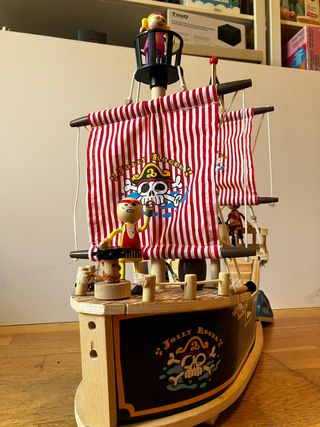 Barco Pirata de madera