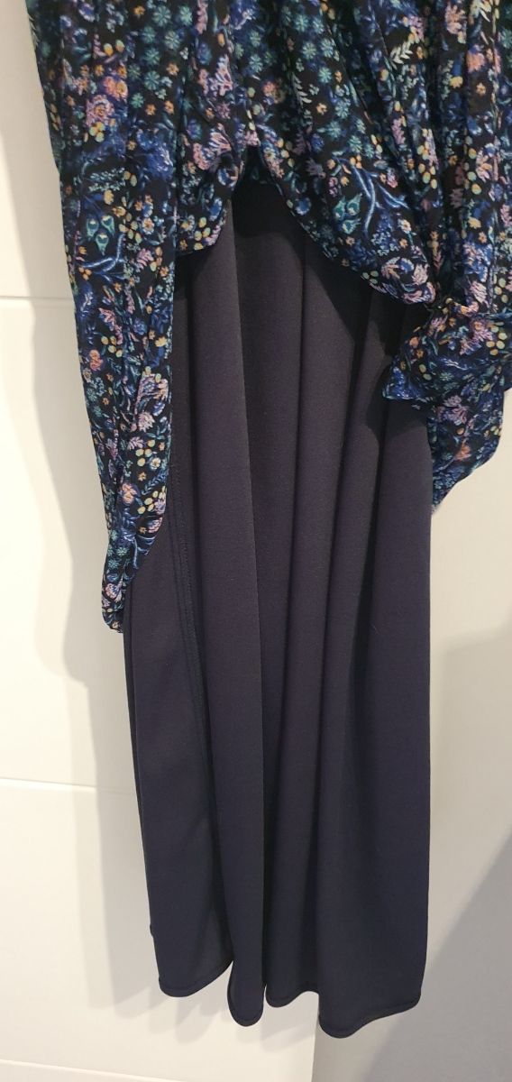 Vestido palabra honor Bershka