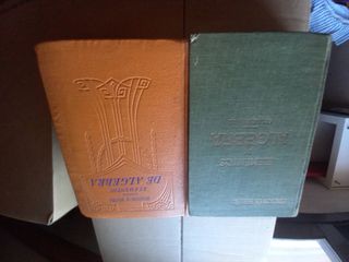 Libro de Álgebra y su solucionario. 1a edición.