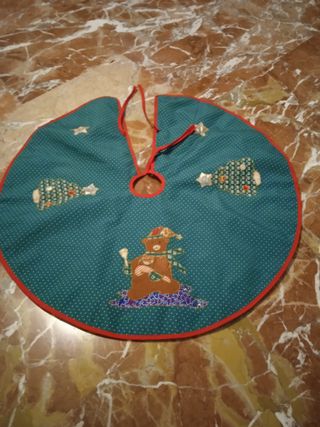 Cubierta para base de árbol de navidad