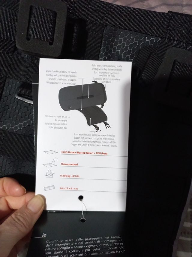 Bolsa estanca para fijar al manillar