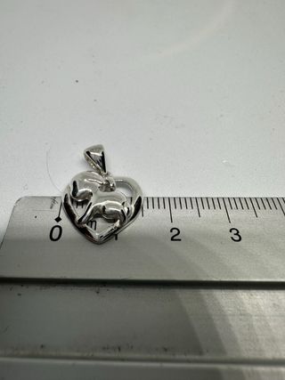 Colgante de plata de niña primera comunion