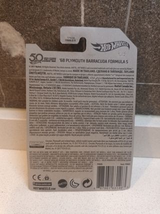 Hot Wheels '68 Plymouth Barracuda Zamac