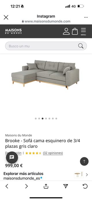 Sofa cama