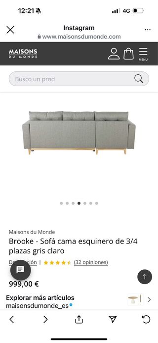 Sofa cama