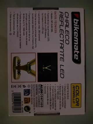 Chaleco bici reflectante