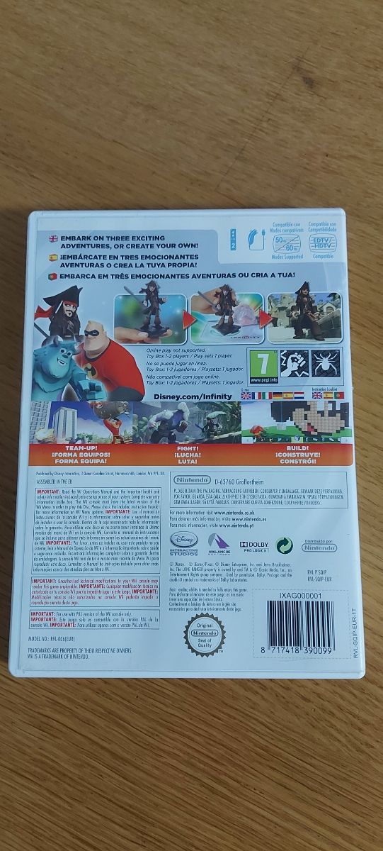 Disney Infinity 3.0 Wii+Base+11 Figuras.