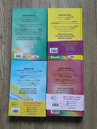 4 libros de Karina & Marina