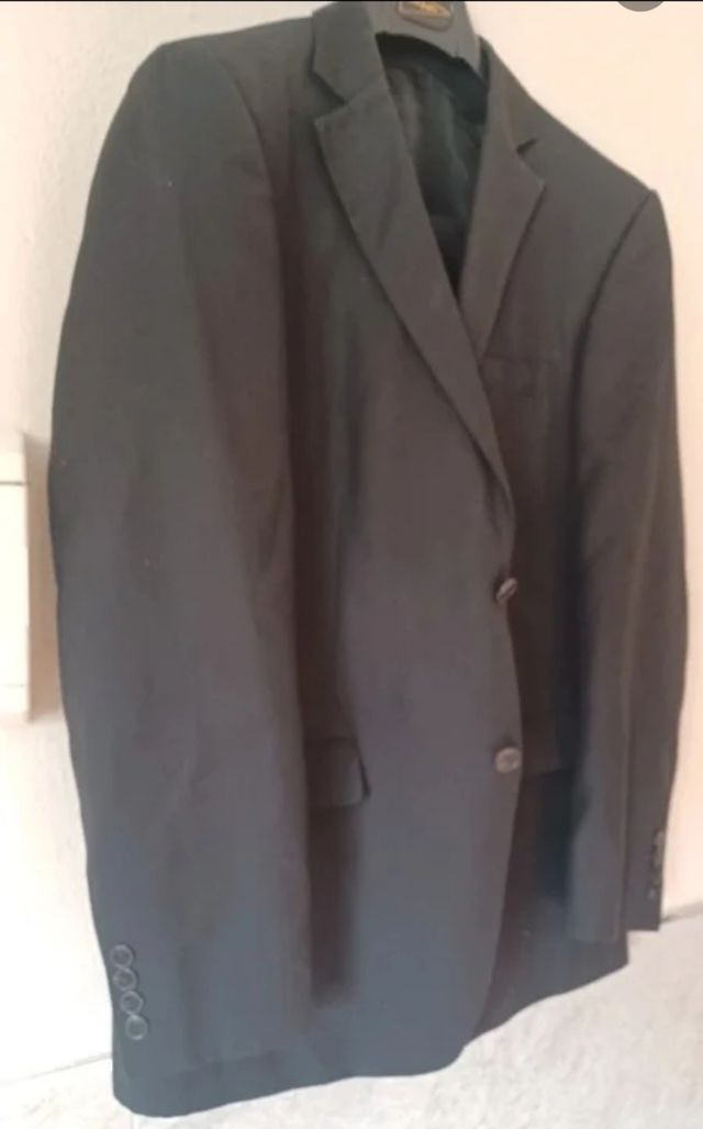 Traje italiano negro Angelo Litrico