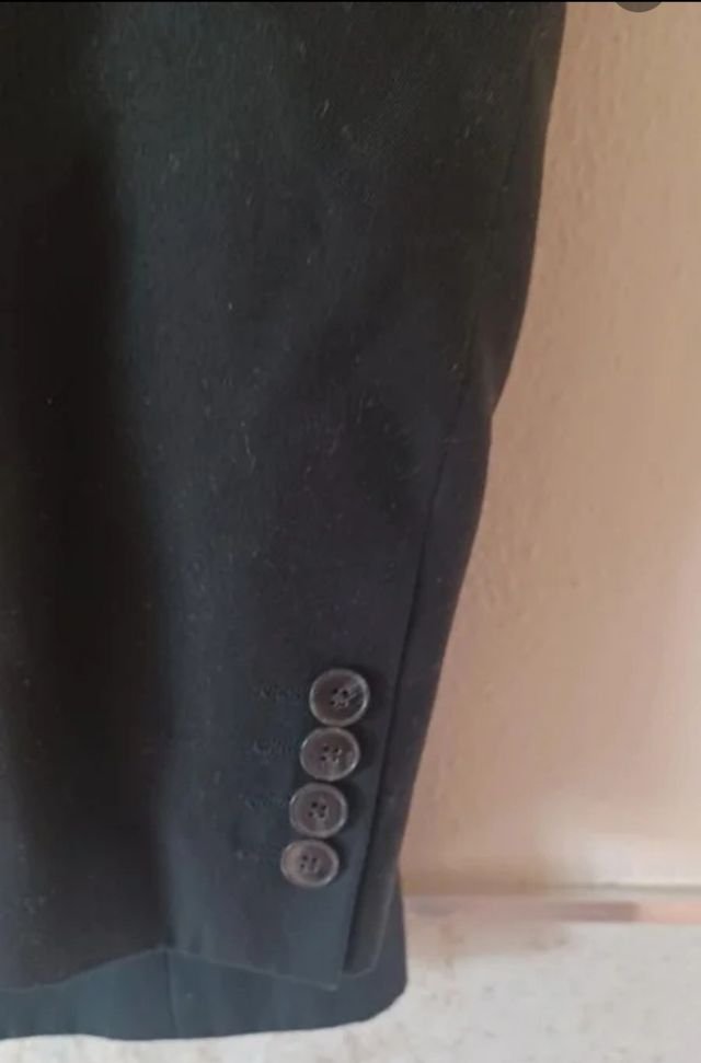 Traje italiano negro Angelo Litrico