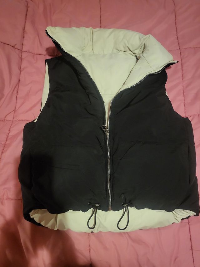 Chaleco reversible talla S= 8€