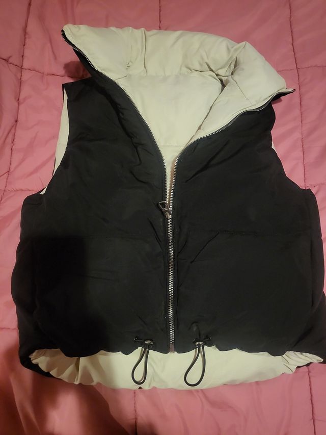 Chaleco reversible talla S= 8€