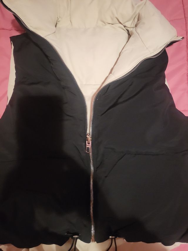 Chaleco reversible talla S= 8€