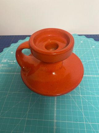 Candelabro ceramica vitrificada Steuer