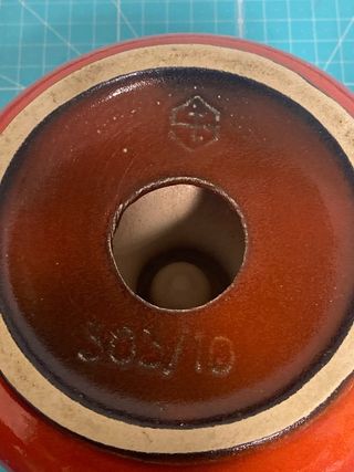 Candelabro ceramica vitrificada Steuer