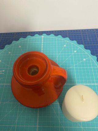 Candelabro ceramica vitrificada Steuer