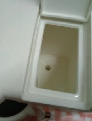 Cenicero de porcelana con parejita de holandesa