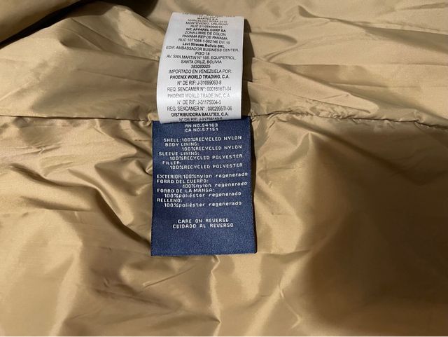 Chaqueta de hombre estilo plumifero