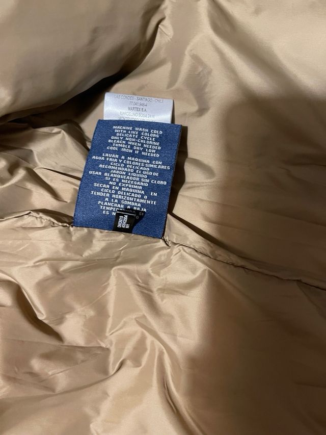 Chaqueta de hombre estilo plumifero