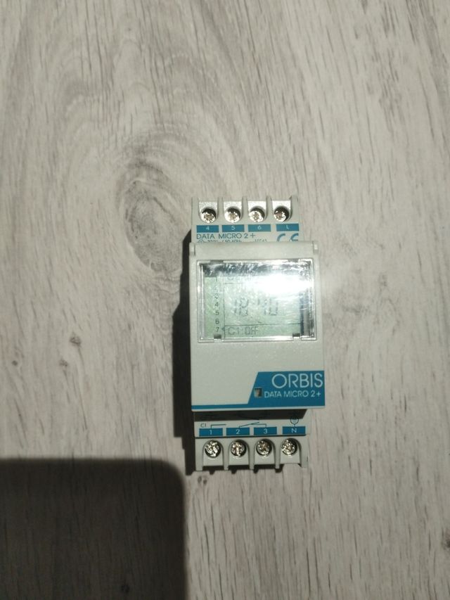 Interruptor Horario Digital Reloj Orbis Data Micro OB172012N