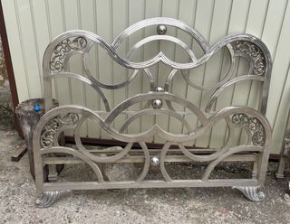 Cabecero y piecero niquel 135 cm