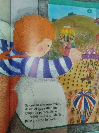 Teo en avión (Spanish Edition)