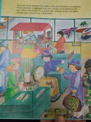 Teo en avión (Spanish Edition)